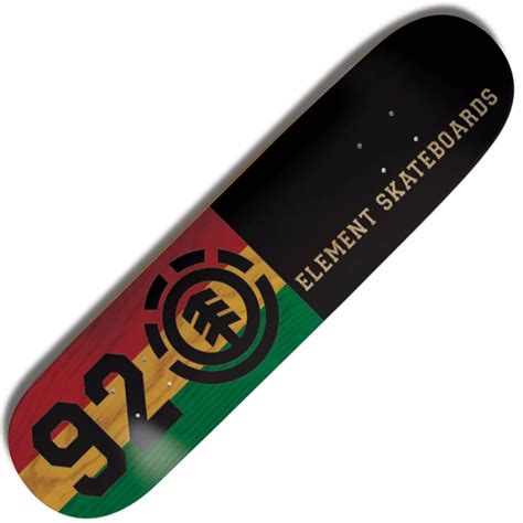 Property of the darkmoon faire. Element Skateboards Element Rasta Remix 92 Skateboard Deck ...