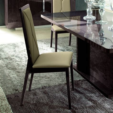 Need to sell asap as moving home. Eva High Back Dining Chair, Faux Leather, by Mobili Domani