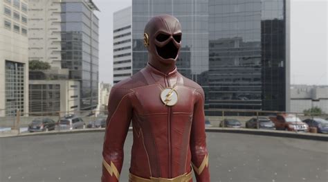 Cws The Flash Season 4 Suit 3d Model Rigged Cgtrader