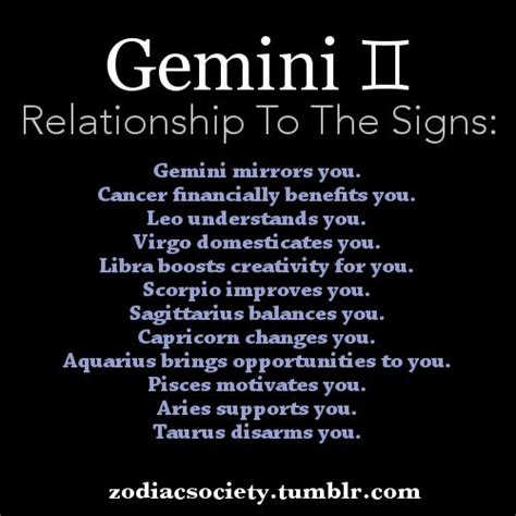 This is true be it in terms of love, work, or friendship. Quotes About Gemini Zodiac Signs. QuotesGram
