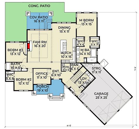 Amazing Craftsman House Plan With Bonus Room Above Garage 280026jwd