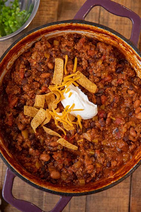 Includes instant pot and in a few steps, the fresh ingredients get sautéed, the pantry ingredients go in, everything gets pressure so, this vegetarian chili recipe is a natural choice if you need a hearty meal on busy weeknights. Easy Beef Taco Chili Recipe- Dinner, then Dessert