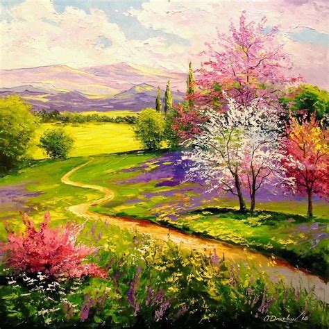 Pin By Kooperate On Call It Art Scenery Paintings Summer Painting