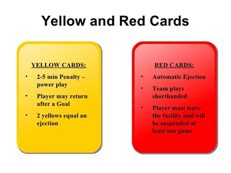 Yellow And Red Cards Yellow