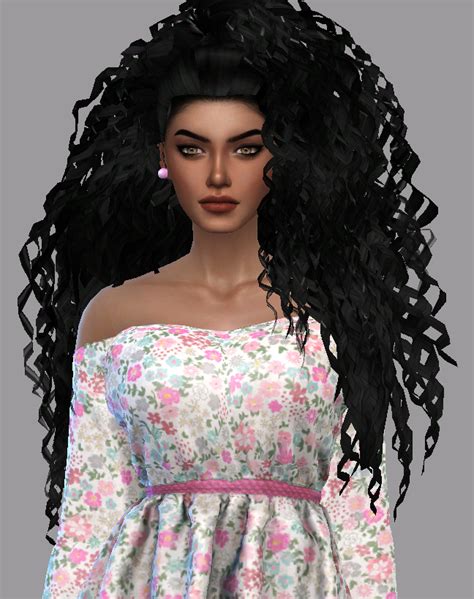 Download Sims Hair Curly Hair Styles Sims 4 Curly Hair