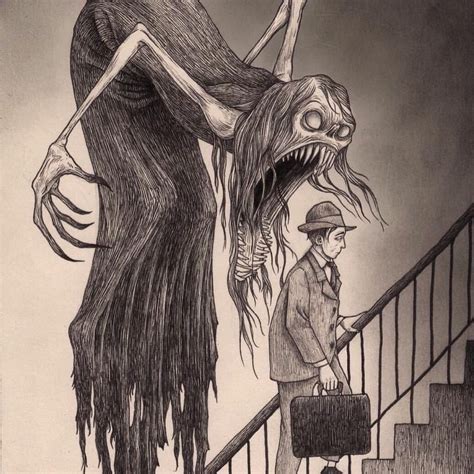Pin By Mjr On 2015 Scary Drawings Scary Art Creepy Drawings