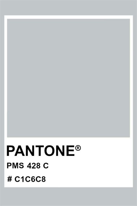 Pantone 428 C Pantone Color Pms Hex Pantone Colour Palettes