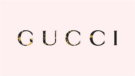 Gold Splats Gucci Logo Simple Background Company