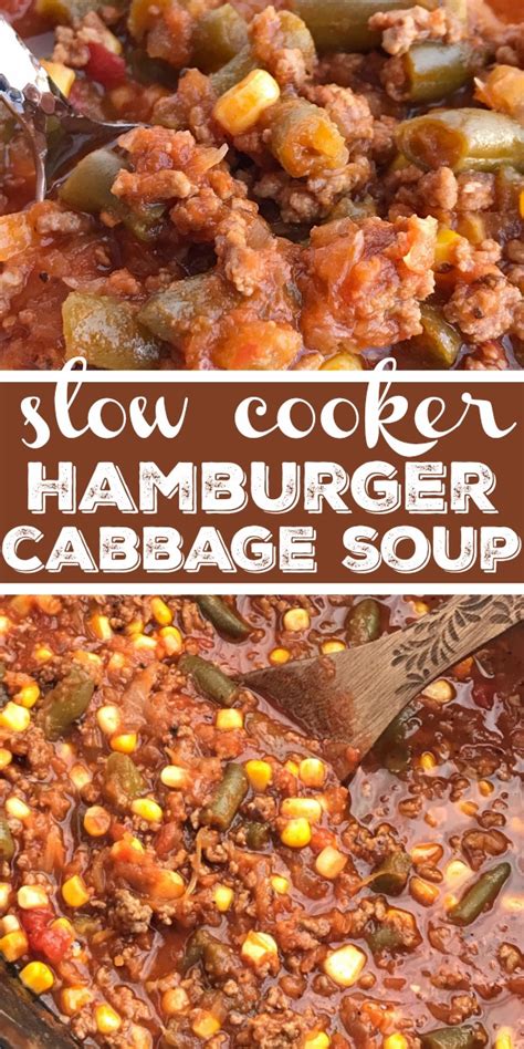 I personally think this is the best. Hamburger Cabbage Soup | Cabbage Soup Recipe | Soup | Slow ...