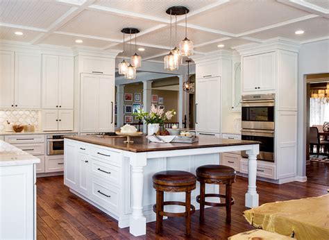 'when designing your layout, always leave a metre of walkway space either one or two sides of your painting kitchen cabinets is having a resurgence, as homeowners look for affordable ways to. Large Kitchen Cabinet Layout Ideas - Home Bunch Interior ...