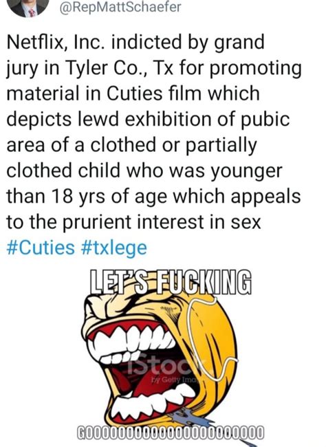 Netflix Inc Indicted By Grand Jury In Tyler Co Tx For Promoting Material In Cuties Film
