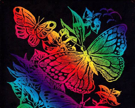 Rainbow Butterflies Butterflies Wallpaper 39768497 Fanpop