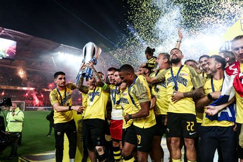 Aek Officially Crowned Champions For 13th Time Neos Kosmos