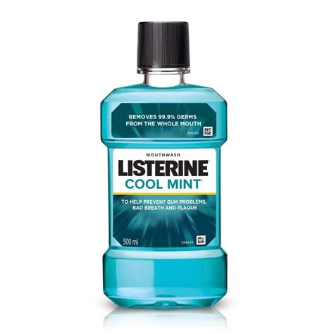 listerine® cool mint® antiseptic mouthwash rinse and oral care products