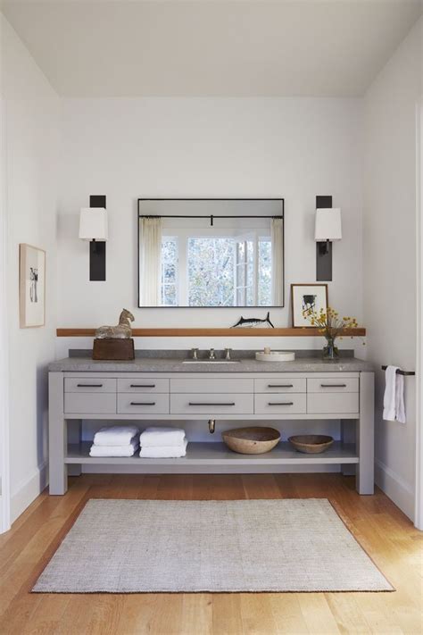 We did not find results for: Bathroom Design with large vanity with open bottom shelf ...