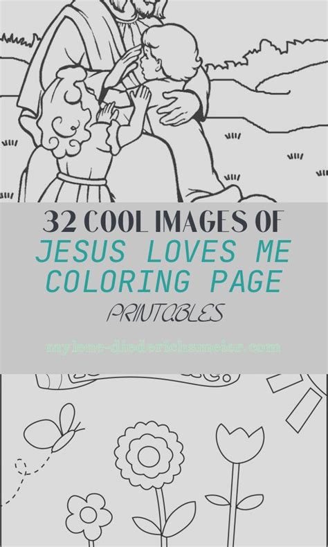 Most kids correct what they would in the same way as to color often. 32 Cool Images Of Jesus Loves Me Coloring Page Printables ...