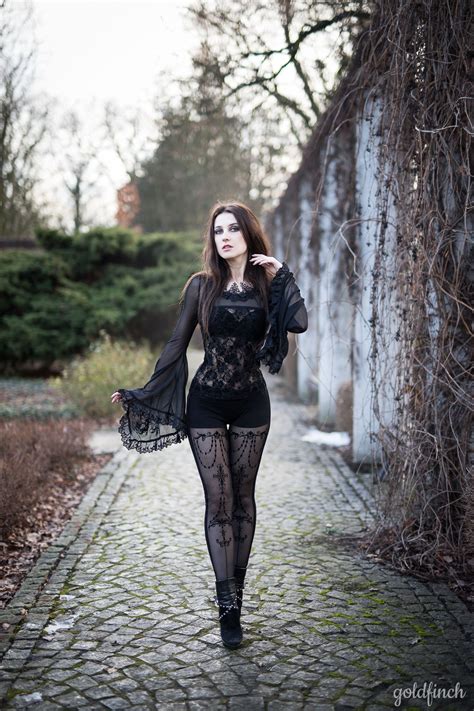 Womens Translucent Lace Vintage Top Punk Design Gothic Outfits