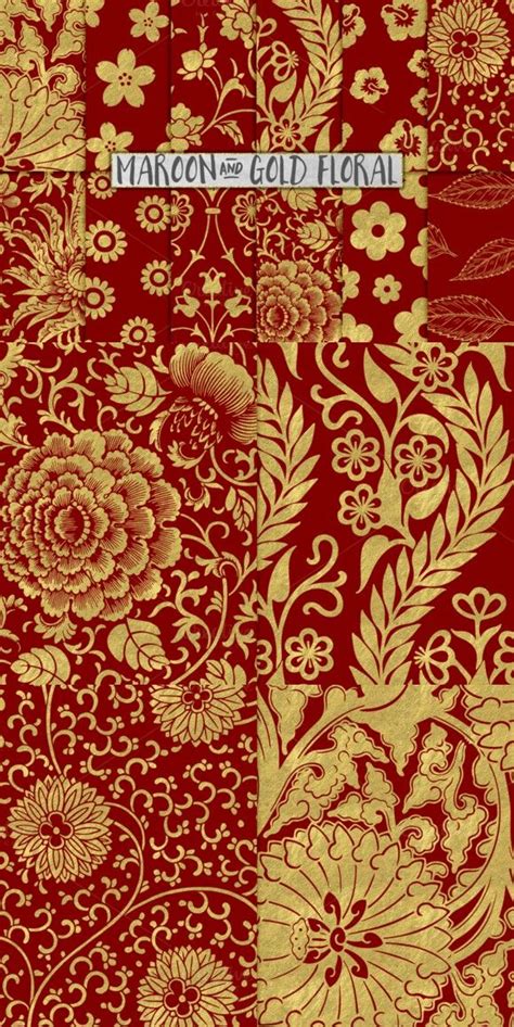 How much does a noritake oriental pattern cost? Maroon and Gold Floral Papers