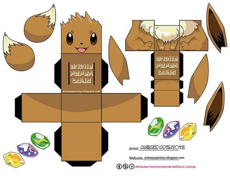 Printable Pokemon Papercraft Templates