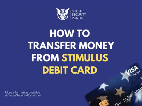 There are other ways to get money on your prepaid debit card beyond a bank transfer. How to Transfer Money from Stimulus Debit Card to Bank Account - Social Security Portal