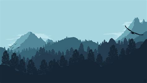 Forest Mountain Artistic Wallpaper Hd Artist 4k