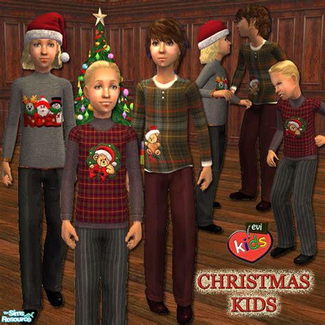 The Sims Resource Evi Christmas Kids