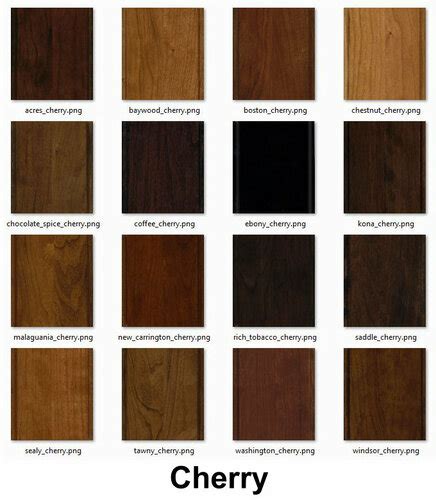 These paint colors call attention to the wood, and are ideal for highlighting a fine. Cherry Wood Samples