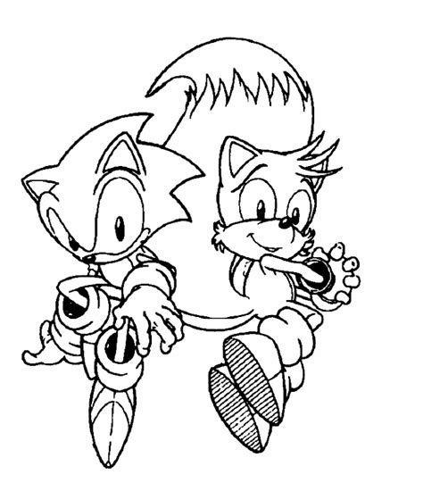 Dibujos Para Colorear De Sonic Y Sus Amigos Imagui