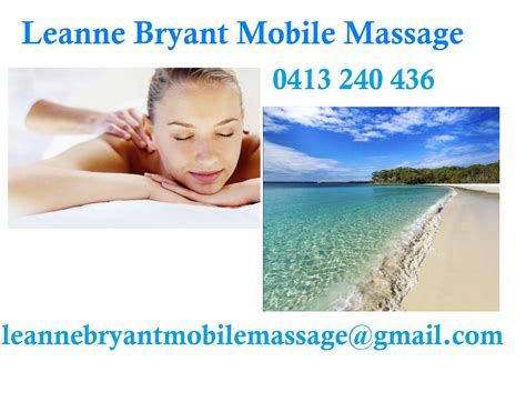 leanne bryant mobile massage attraction tour north nowra