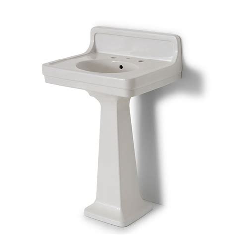 Shop artist edition bathroom sinks. Alden Pedestal Sink with Backsplash | Rebuilding Project ...