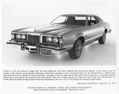 1975 Cougar Xr7