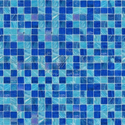 Blue Mosaic Wallpaper ~ Seamless Texture Pool Tiles Mosaico Textures