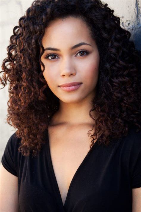 Pictures And Photos Of Madeleine Mantock Headshots Women Curly Hair Styles Beautiful Women Faces