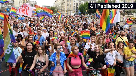 Warsaw Holds Gay Pride Parade Amid Fears And Threats In Poland The New York Times