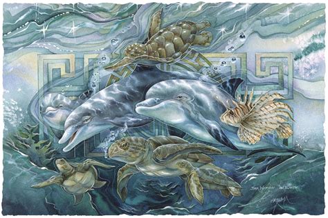 Bergsma Gallery Press Products Art Cards Sea Life Sealife