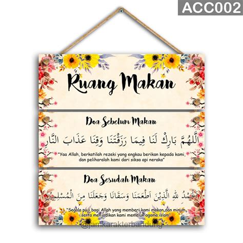 Doa Sesudah Makan Dan Artinya Perkata
