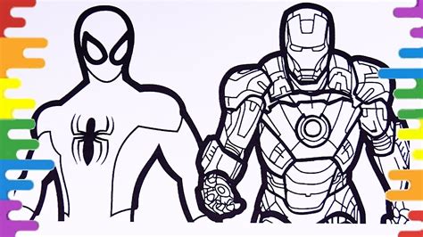 Miles coloring pages collection iron spiderman. AVENGERS Coloring Pages, Spiderman Coloring Page, Iron Man ...