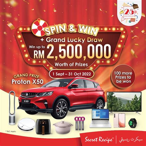 Stand A Chance To Win Up To Secret Recipe Malaysia