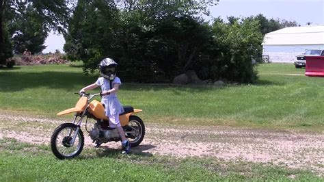Check this category or use the search box above, you. Jades first ride on the gas powered dirt bike. - YouTube