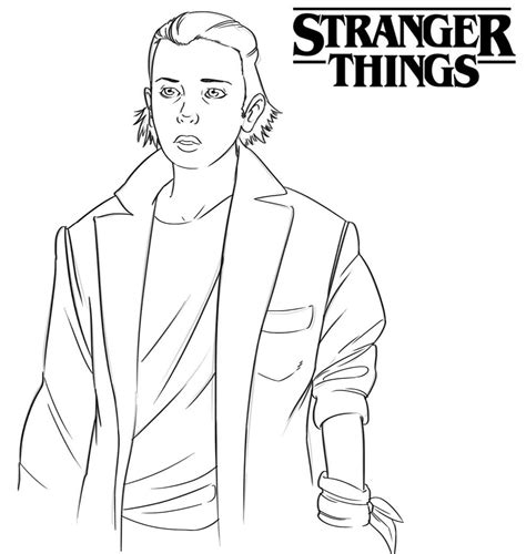 Dibujos de Stranger Things para Colorear. Imprime gratis