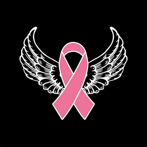 List 94 Background Images Pink Ribbon With Angel Wings Tattoo Sharp