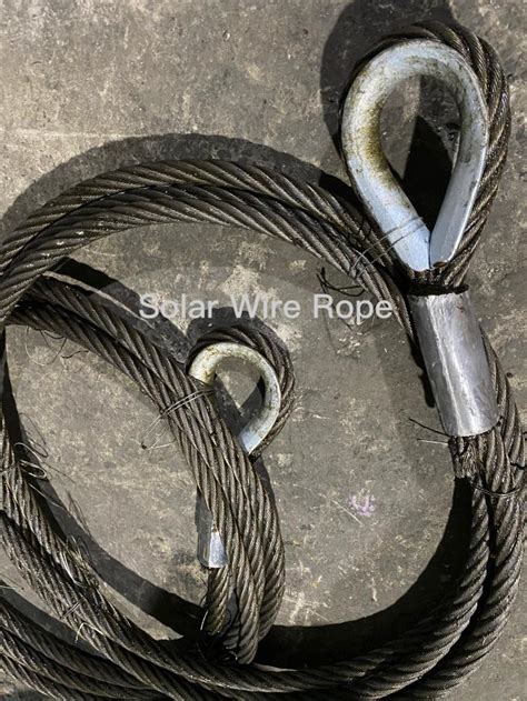 Thimble Eye Spliced 18x19 IWS Steel Wire Rope Sling
