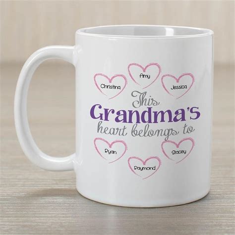 This Grandmas Heart Belongs To You Coffee Mug