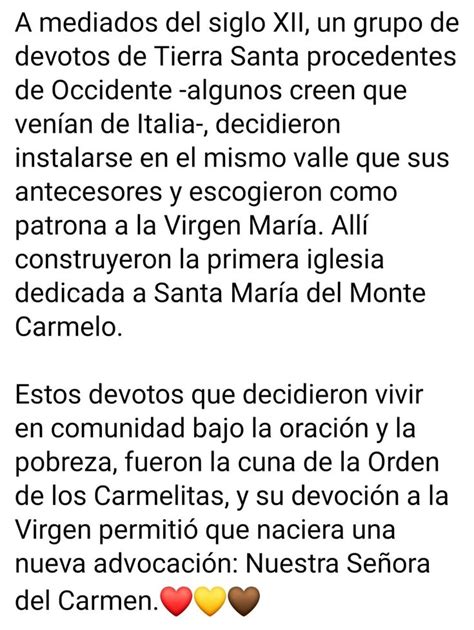 Pin De Adriana Parada S En Nuestra Se Ora Del Carmen Orden Carmelita