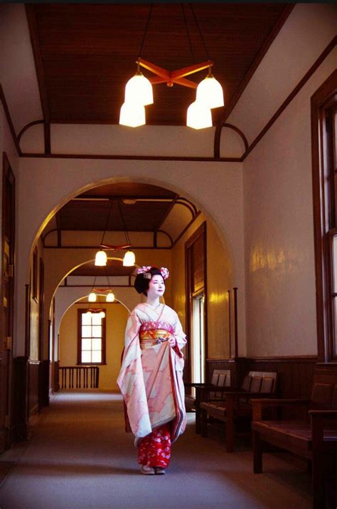 Maiko Is Fukuno Shooting Location Is Doshisha Womens University James Hall Photo By Gaap