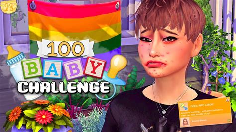 Now With Facecam 100 Baby Challenge 23 🥰💖 The Sims 4 Youtube