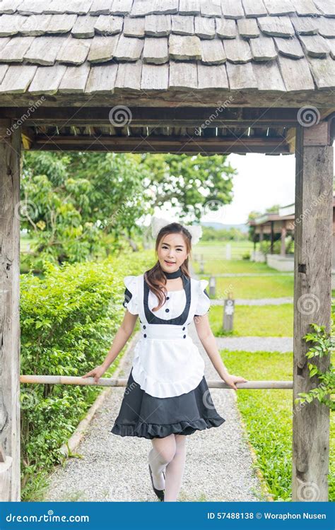 Japanese Style Maid Cute Girl Stock Photo Image Of Maid Cantonese