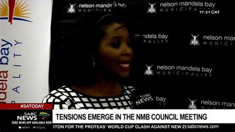 Nelson Mandela Bay Speaker On First Council Meeting Nelson Mandela Mandela Council