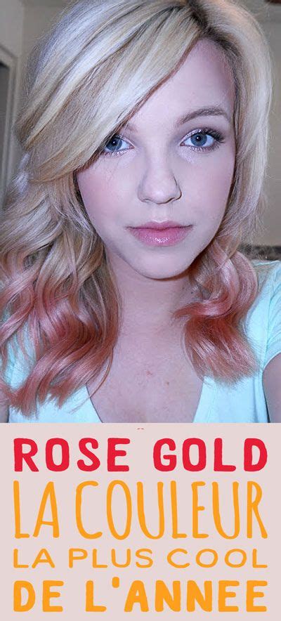 rose gold hair la coiffure la plus cool de l année rose gold hair trending hairstyles color