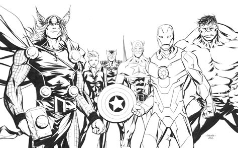 Avengers Coloring Pages Easy Coloring Pages